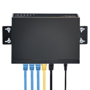 Picture of StarTech.com Unmanaged 2.5G Switch - 5 Port Gigabit Switch - 2.5GBASE-T Unmanaged Ethernet Switch - Ethernet Splitter - Din Rail or Wall Mount - Multi-Gigabit - Auto-MDIX - 9K Jumbo