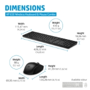 Picture of HP 650 Wireless Keyboard and Mouse Combo