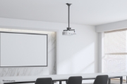 Picture of Neomounts CL25-550BL1 Beamer ceiling mount - h 74,5-114,5 cm - easy-install - full motion