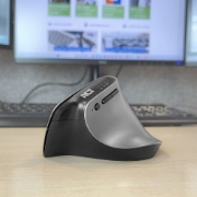 Picture of ACT Wireless Ergonomic Mouse with Bluetooth and USB-C/USB-A