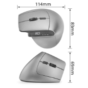 Picture of ACT Wireless Ergonomic Mouse with Bluetooth and USB-C/USB-A