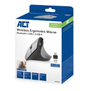Picture of ACT Wireless Ergonomic Mouse with Bluetooth and USB-C/USB-A