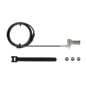Picture of StarTech.com Universal Laptop Lock 6.6ft (2m), Security Cable For Notebook Compatible With Noble Wedge®/Nano/K-Slot; Keyless Combination Locking Cable, Anti-Theft Cut-Resistant Steel Cable