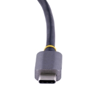 Picture of StarTech.com USB C Video Adapter, USB C to HDMI VGA Multiport Adapter, 3.5mm Audio, 4K 60Hz HDR, 100W PD Pass-Through, Thunderbolt 3/4 Compatible - USB C Display Travel Adapter