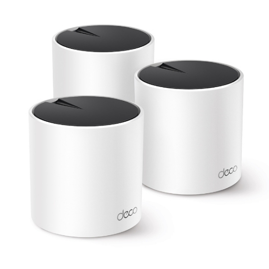 Picture of TP-Link DECO X55 (3-Pack) Dual-band (2.4 GHz / 5 GHz) Wi-Fi 6 (802.11ax) White Internal