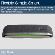 Picture of POLY Sync 40 Microsoft Teams Certified Speakerphone