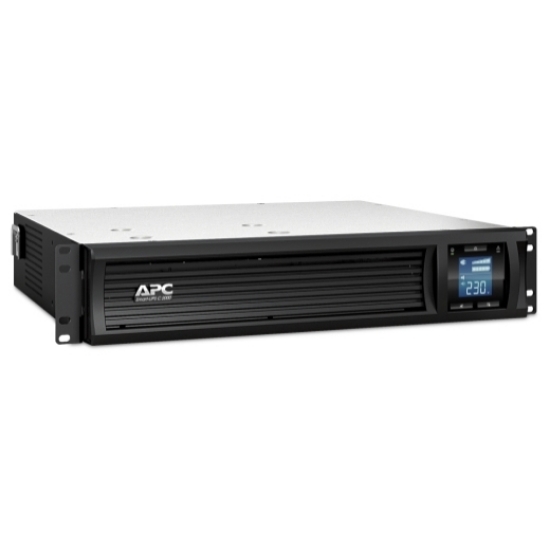 Picture of APC Smart-UPS C, Line Interactive, 2000VA, Rackmount 2U, 230V, 6x IEC C13 outlets, USB and Serial communication, AVR, Graphic LCD