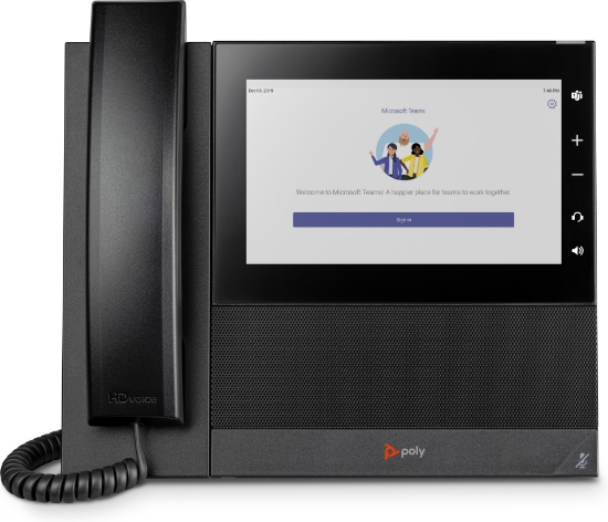 Picture of POLY CCX 600 Business Media Phone for Microsoft Teams and PoE-enabled