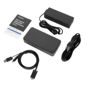 Picture of Targus DOCK315EUZ interface hub USB 3.2 Gen 1 (3.1 Gen 1) Type-A + Mini DisplayPort 1.2 Black