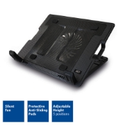 Picture of ACT Laptop stand, with fan, 5 positions height adjustable, 2-port hub
