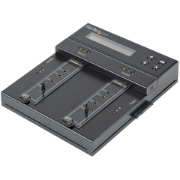 Picture of StarTech.com Standalone M.2 SATA & M.2 NVMe Duplicator and Eraser - HDD/SSD Cloner/Wiper for M.2 PCIe AHCI/NVMe, M.2 SATA, 2.5/3.5" SATA Drives - External Hard Drive Eraser/Duplicator, TAA