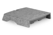 Picture of BakkerElkhuizen Q-Riser 50 Circular 76.2 cm (30") Desk Grey