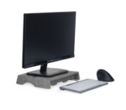 Picture of BakkerElkhuizen Q-Riser 50 Circular 76.2 cm (30") Desk Grey