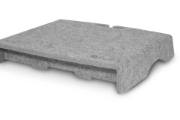 Picture of BakkerElkhuizen Q-Riser 50 Circular 76.2 cm (30") Desk Grey