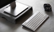 Picture of BakkerElkhuizen Q-Riser 50 Circular 76.2 cm (30") Desk Grey