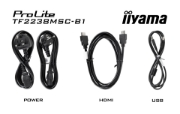Picture of iiyama TF2238MSC-B1 Signage Display Digital A-board 55.9 cm (22") LED 600 cd/m² Full HD Black Touchscreen