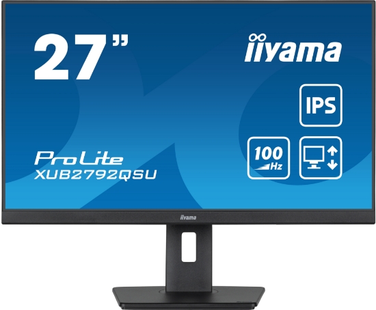 Picture of iiyama ProLite XUB2792QSU-B6 computer monitor 68.6 cm (27") 2560 x 1440 pixels Full HD LED Black