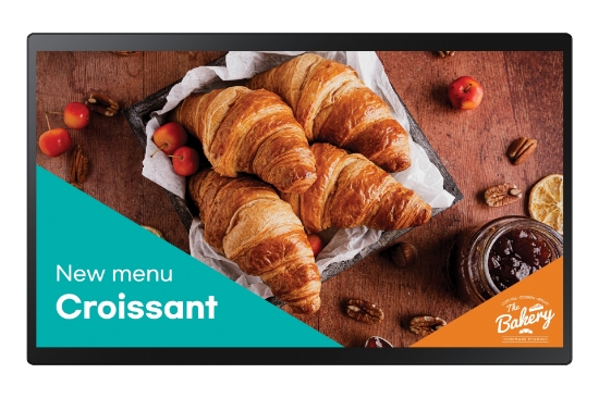 Picture of Samsung QB24C-T Digital signage flat panel 61 cm (24") LED Wi-Fi 250 cd/m² Full HD Black Touchscreen Built-in processor Tizen 7.0 16/7