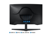 Picture of Samsung G55C computer monitor 68.6 cm (27") 2560 x 1440 pixels Quad HD LED Black