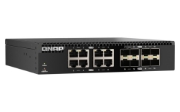 Picture of QNAP QSW-3216R-8S8T network switch Unmanaged L2 10G Ethernet (100/1000/10000) Black