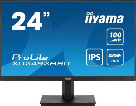 Picture of iiyama ProLite XU2492HSU-B6 computer monitor 60.5 cm (23.8") 1920 x 1080 pixels Full HD LED Black