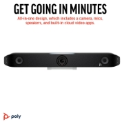 Picture of POLY Studio X52 All-In-One Video Bar with TC10 Controller Kit