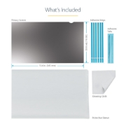 Picture of StarTech.com 15.6-inch 16:9 Laptop Privacy Filter, Anti-Glare Privacy Screen w/51% Blue Light Reduction, Notebook Screen Protector w/ +/- 30 Degrees Viewing Angle, Matte/Glossy