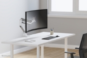 Picture of Neomounts DS70PLUS-450WH1 Monitor arm 17-49" - gas spring - Topfix - 180°-stop