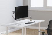 Picture of Neomounts DS70PLUS-450WH1 Monitor arm 17-49" - gas spring - Topfix - 180°-stop