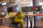 Picture of POLY Voyager Surround 80 UC Microsoft Teams Certified USB-C Headset +USB-C/A Adapter
