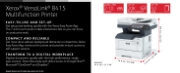 Picture of Xerox VersaLink B415 A4 47ppm Duplex Copy/Print/Scan/Fax PS3 PCL5e/6 2 Trays Total 650 Sheets