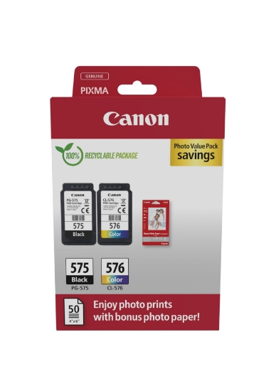 Picture of Canon 5438C004 ink cartridge 2 pc(s) Original Black, Cyan, Magenta, Yellow