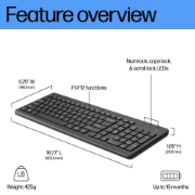 Picture of HP 225 Wireless Keyboard