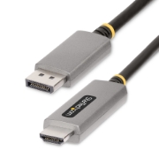 Picture of StarTech.com 6ft (2m) DisplayPort to HDMI Adapter Cable, 8K 60Hz, 4K 144Hz, HDR10, DP 1.4 to HDMI 2.1 Active Video Converter, DisplayPort Desktop to HDMI Monitor, M/M - DisplayPort to HDMI Cord