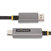 Picture of StarTech.com 6ft (2m) DisplayPort to HDMI Adapter Cable, 8K 60Hz, 4K 144Hz, HDR10, DP 1.4 to HDMI 2.1 Active Video Converter, DisplayPort Desktop to HDMI Monitor, M/M - DisplayPort to HDMI Cord