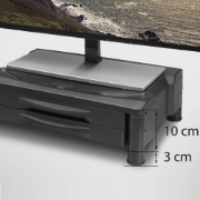 Picture of ACT Monitor stand extra wide with two drawers, adjustable height