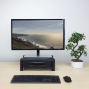 Picture of ACT Monitor stand extra wide with two drawers, adjustable height