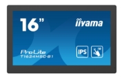 Picture of iiyama T1624MSC-B1 Signage Display Interactive flat panel 39.6 cm (15.6") LCD 450 cd/m² Full HD Black Touchscreen 24/7