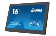 Picture of iiyama T1624MSC-B1 Signage Display Interactive flat panel 39.6 cm (15.6") LCD 450 cd/m² Full HD Black Touchscreen 24/7