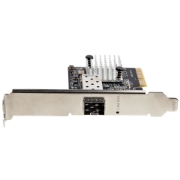 Picture of StarTech.com 10G PCIe SFP+ Card - Single SFP+ Port Network Adapter - Open SFP+ for MSA-Compliant Modules/Direct-Attach Cables - 10 Gigabit Fiber PCIe NIC - PCI Express SFP+ Network Card