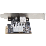 Picture of StarTech.com 10G PCIe SFP+ Card - Single SFP+ Port Network Adapter - Open SFP+ for MSA-Compliant Modules/Direct-Attach Cables - 10 Gigabit Fiber PCIe NIC - PCI Express SFP+ Network Card