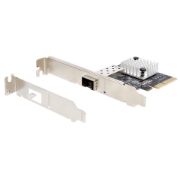 Picture of StarTech.com 10G PCIe SFP+ Card - Single SFP+ Port Network Adapter - Open SFP+ for MSA-Compliant Modules/Direct-Attach Cables - 10 Gigabit Fiber PCIe NIC - PCI Express SFP+ Network Card