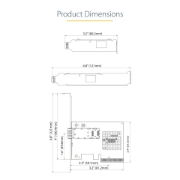 Picture of StarTech.com 10G PCIe SFP+ Card - Single SFP+ Port Network Adapter - Open SFP+ for MSA-Compliant Modules/Direct-Attach Cables - 10 Gigabit Fiber PCIe NIC - PCI Express SFP+ Network Card