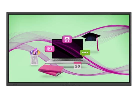 Picture of Philips 65BDL4052E/02 Signage Display Digital signage flat panel 165.1 cm (65") LCD Wi-Fi 360 cd/m² 4K Ultra HD Black Touchscreen Built-in processor Android 11 18/7