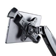 Picture of StarTech.com VESA Mount Adapter for Tablets 7.9 to 12.5in - Up to 2kg (4.4lb) - 75x75/100x100 VESA Patterns - Universal Anti-Theft Tablet VESA Mount Clamp - Secure Tablet Mount - Black