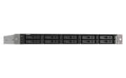 Picture of QNAP TS-h1090FU NAS Rack (1U) EPYC 7232P 64 GB DDR4 0 TB QuTS hero Black, Grey