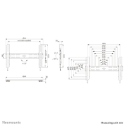 Picture of Neomounts WL35S-850BL16 TV mount wall 42-86" - tiltable - lockable - fast installation