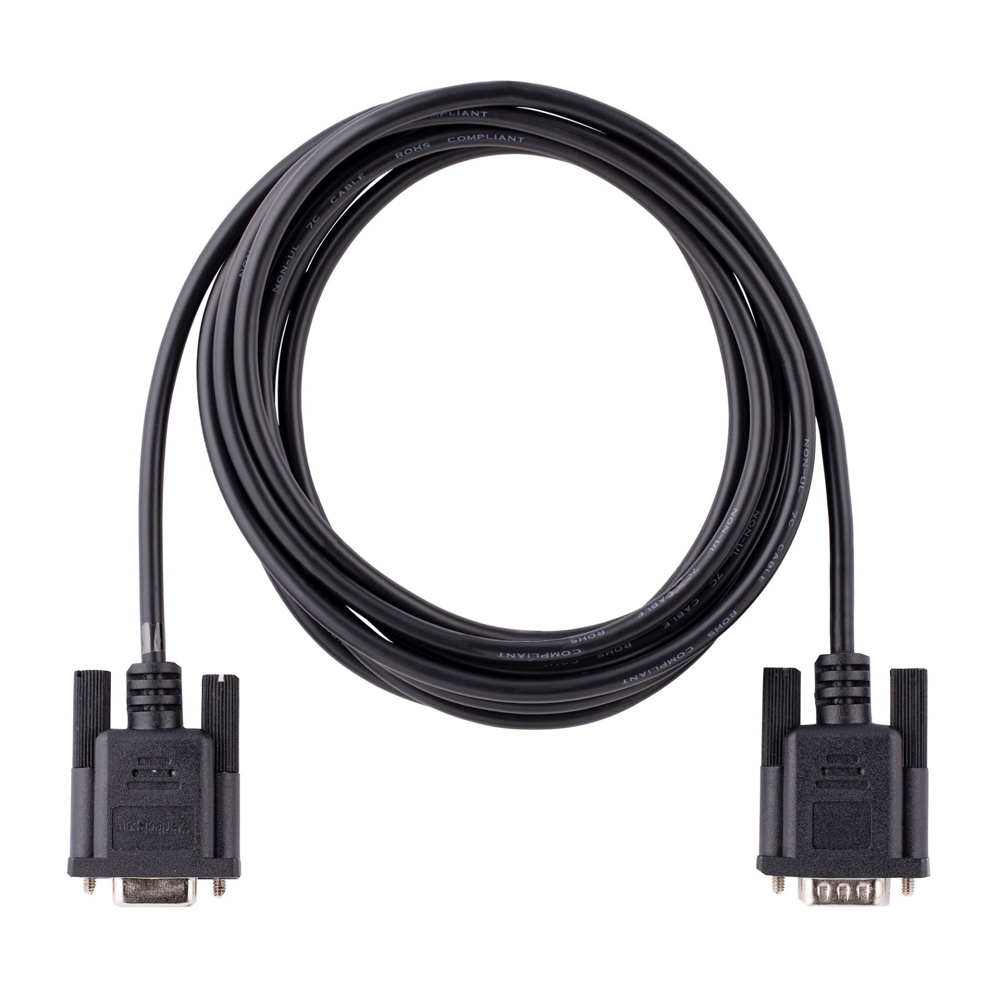 StarTech.com 3m RS232 Serial Null Modem Cable, Crossover Serial Cable w ...