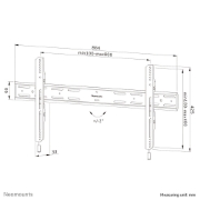 Picture of Neomounts WL30S-850BL18 TV mount wall 43-86" - fixed - lockable - fast installation