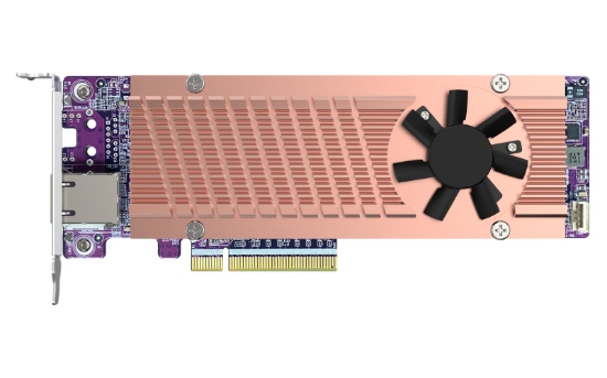 Picture of QNAP Card QM2 interface cards/adapter Internal PCIe, RJ-45